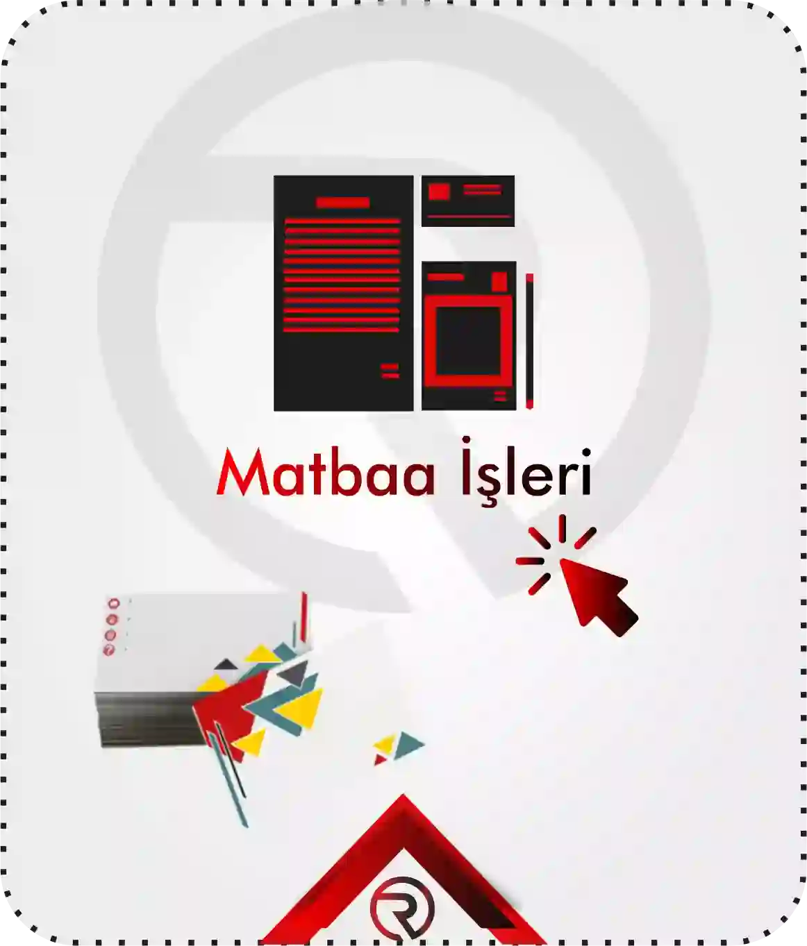 Ankara Red Reklam Matbaa İşleri Kartvizit broşür kurumsal kimlik